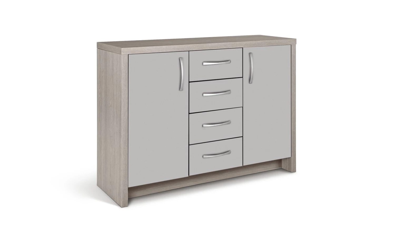 Flash Sale - Habitat Venice 2 Door 4 Drawer Sideboard Grey Sideboards - Image 4