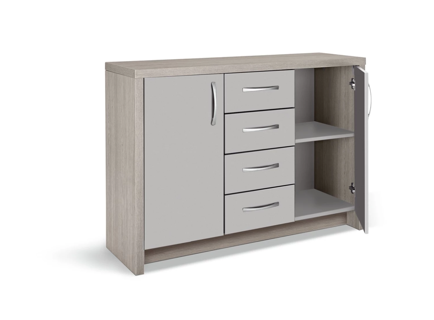 Flash Sale - Habitat Venice 2 Door 4 Drawer Sideboard Grey Sideboards - Image 8