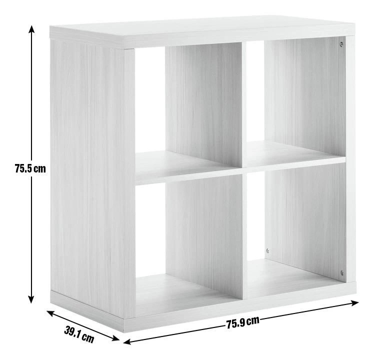 Best Price - Habitat Squares Plus 4 Cube Storage Unit White Storage - Image 7