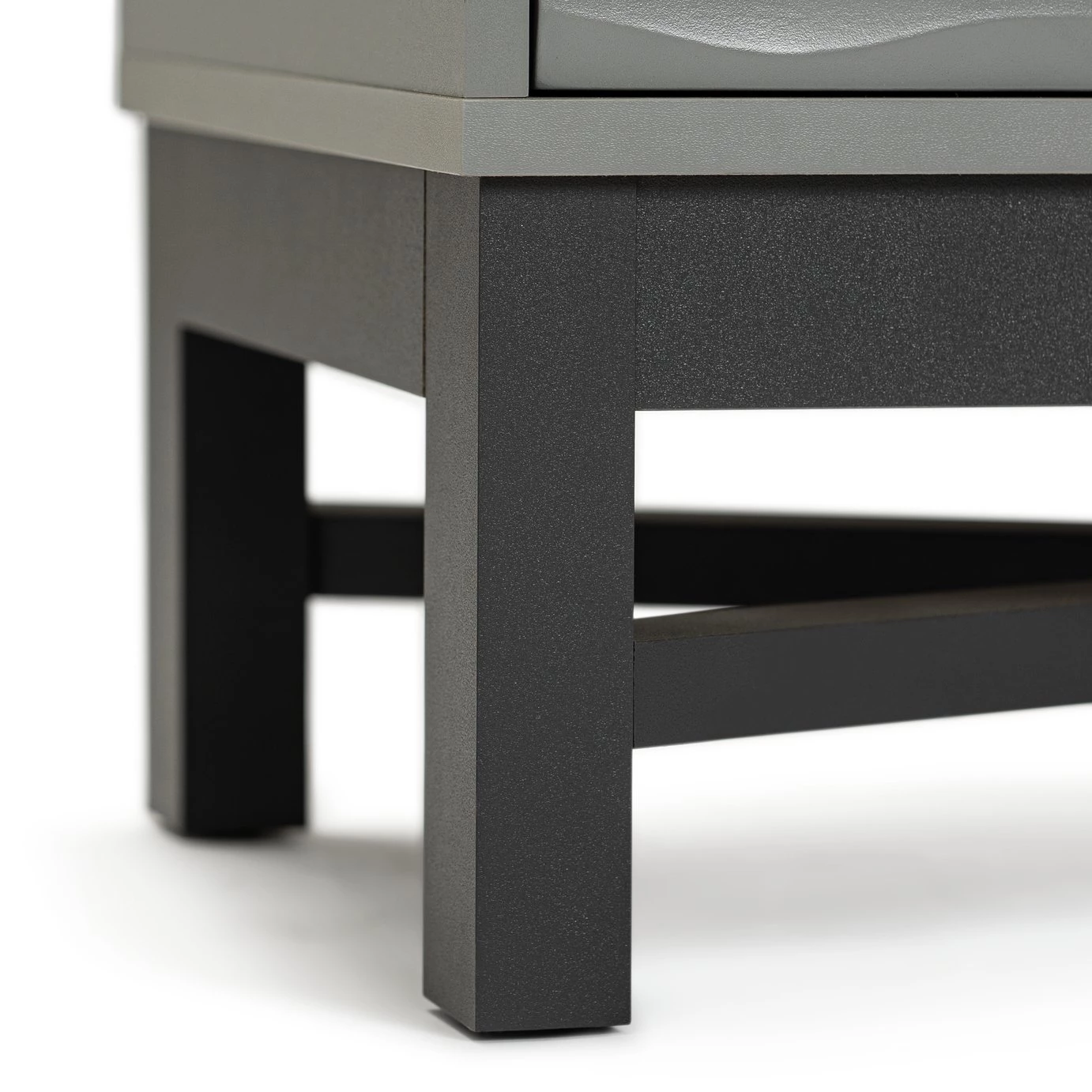 Discount - Habitat Zander Textured Small Sideboard Grey Storage - Image 7