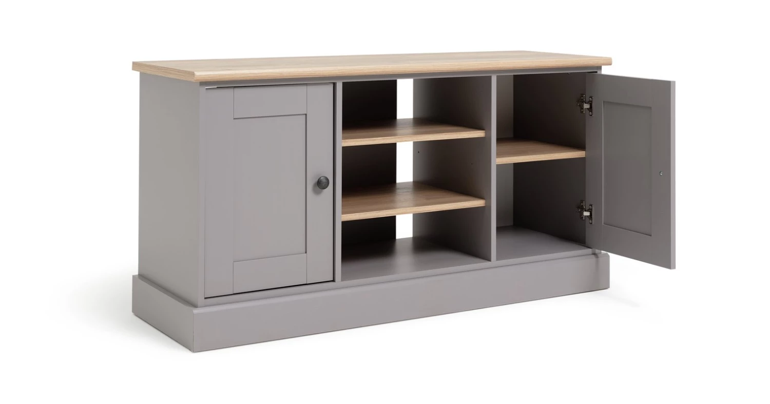 Discount - Habitat Winchester 2 Door Sideboard And TV Unit Grey Sideboards - Image 5
