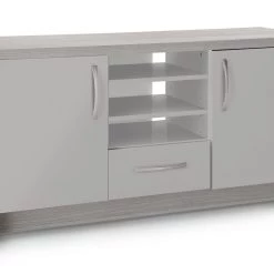 Discount - Habitat Venice 2 Door 1 Drawer Low Sideboard Grey Storage