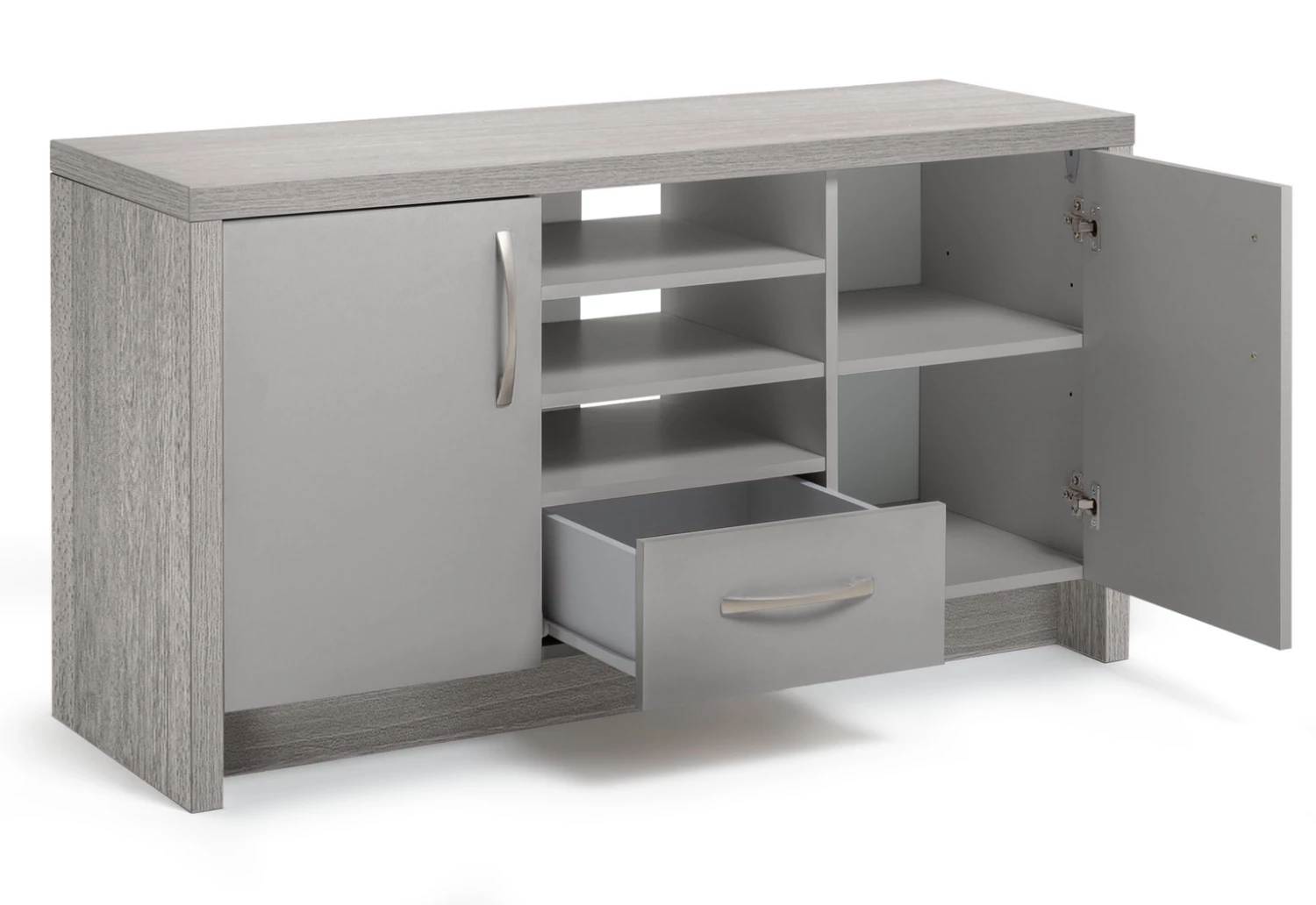 Discount - Habitat Venice 2 Door 1 Drawer Low Sideboard Grey Storage - Image 5