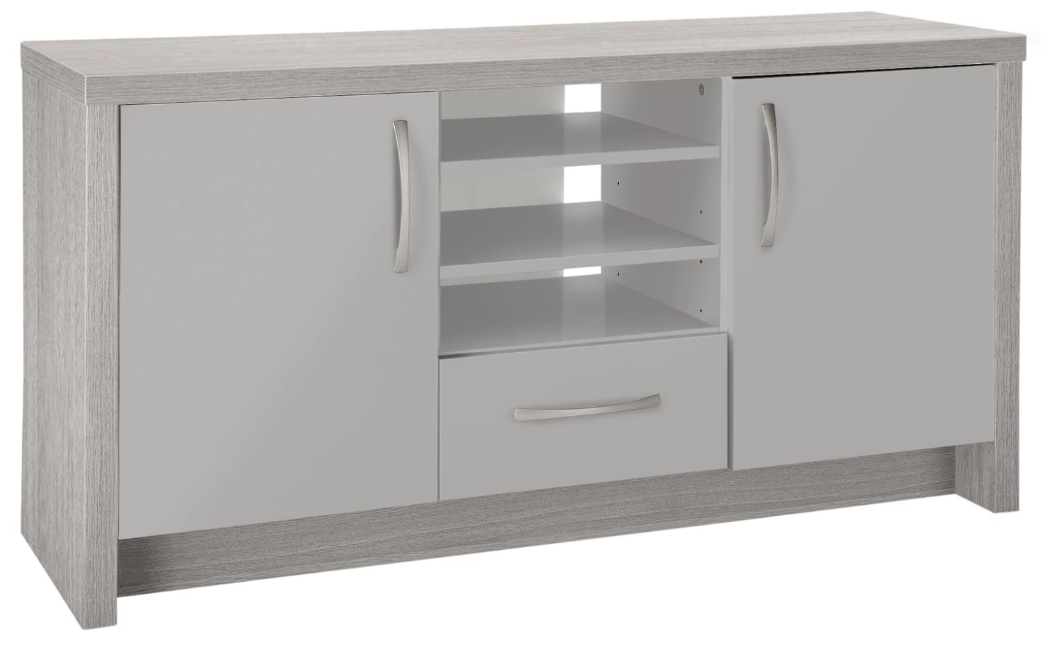 Discount - Habitat Venice 2 Door 1 Drawer Low Sideboard Grey Storage - Image 10