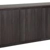 Flash Sale - Habitat Jenson 3 Door Sideboard Black Brown Sideboards