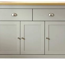 The Surprise Price - GFW Lancaster 3 Door 2 Drawer Sideboard Grey Storage