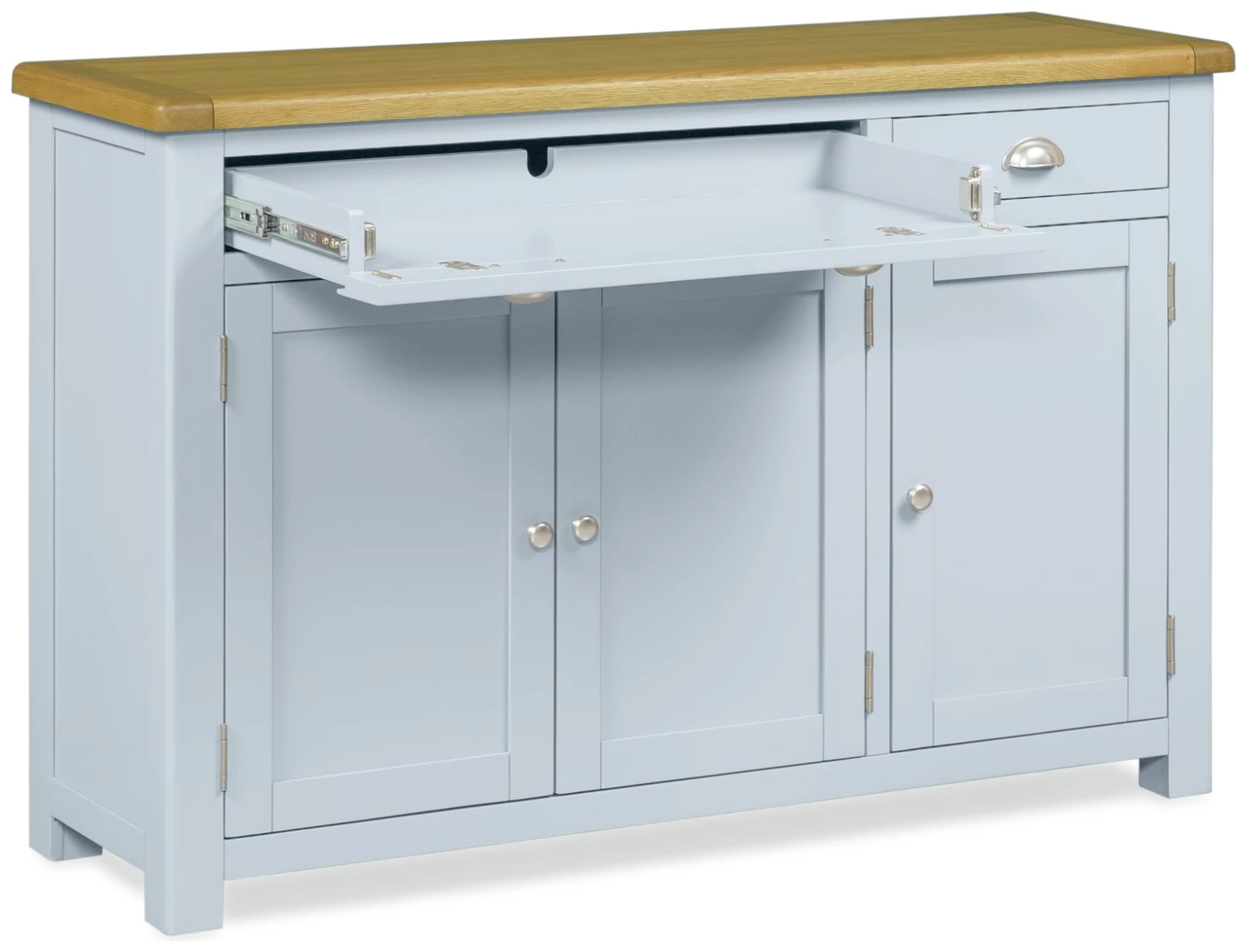 Best Price - Habitat Kent 3 Door 2 Drawer Sideboard Light Grey Sideboards