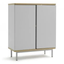 Flash Sale - Habitat Freja 2 Door Cabinet Grey Bathroom Storage
