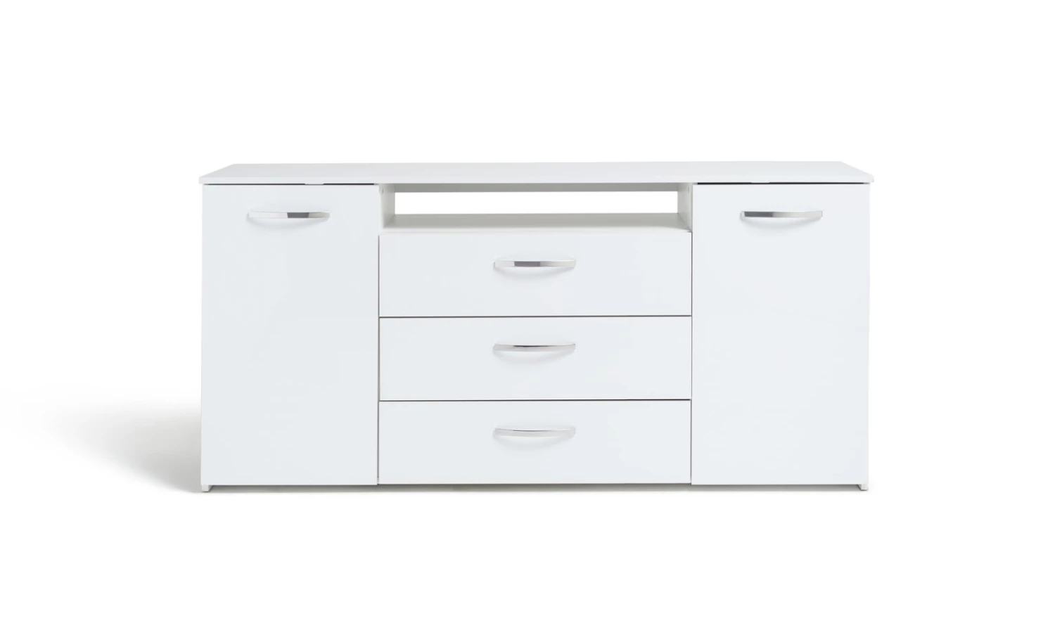 Flash Sale - Habitat Hayward 2 Door 3 Drawer Sideboard White Gloss Sideboards - Image 3