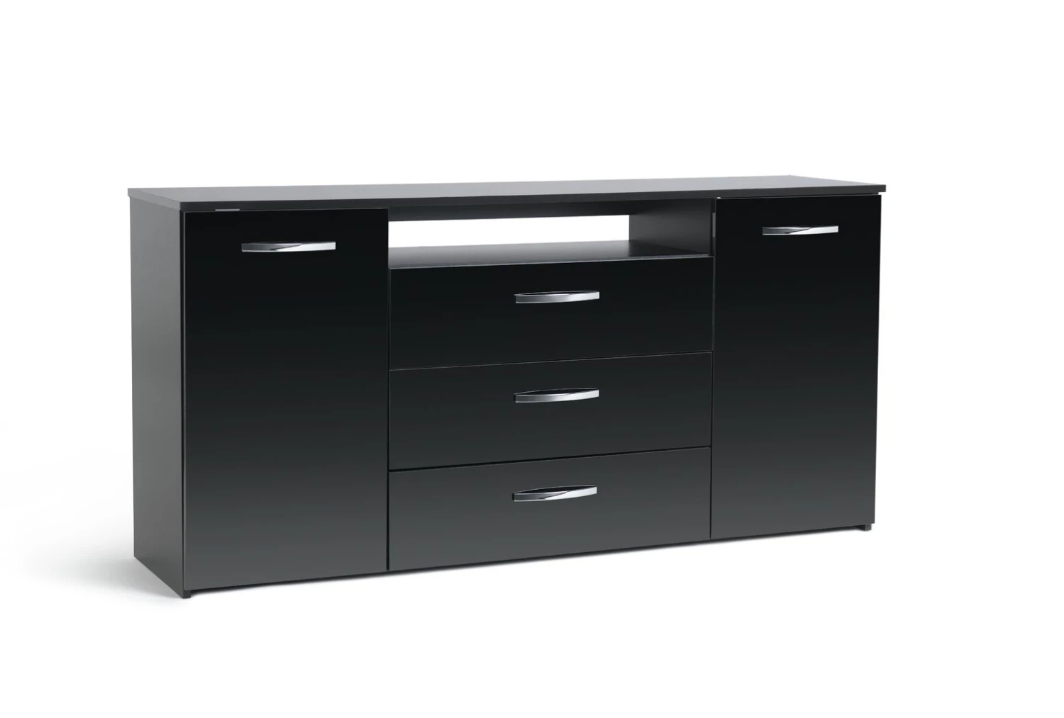 Flash Sale - Habitat Hayward 2 Door 3 Drawer Sideboard White Gloss Sideboards - Image 10