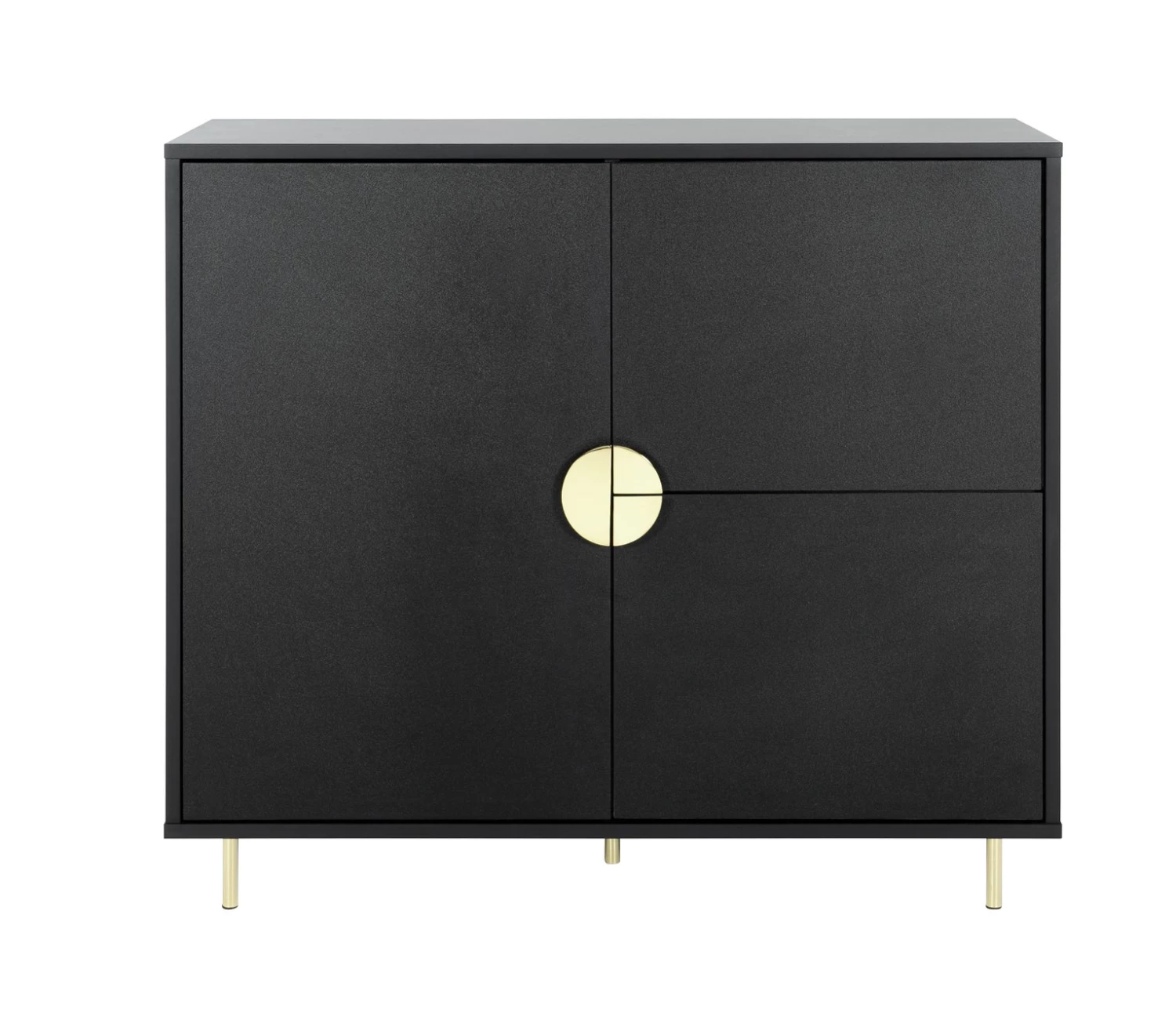 Discount - Habitat Nara 3 Door Drinks Cabinet Black Sideboards