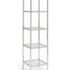 Free Shipping - Habitat Tallie Narrow Shelving Unit Silver Storage