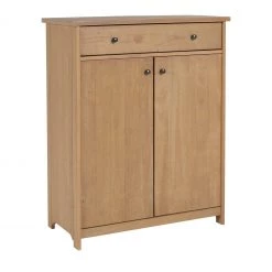 Shipping Included - Habitat Denver 2 Door Tall Cabinet Pine Storage