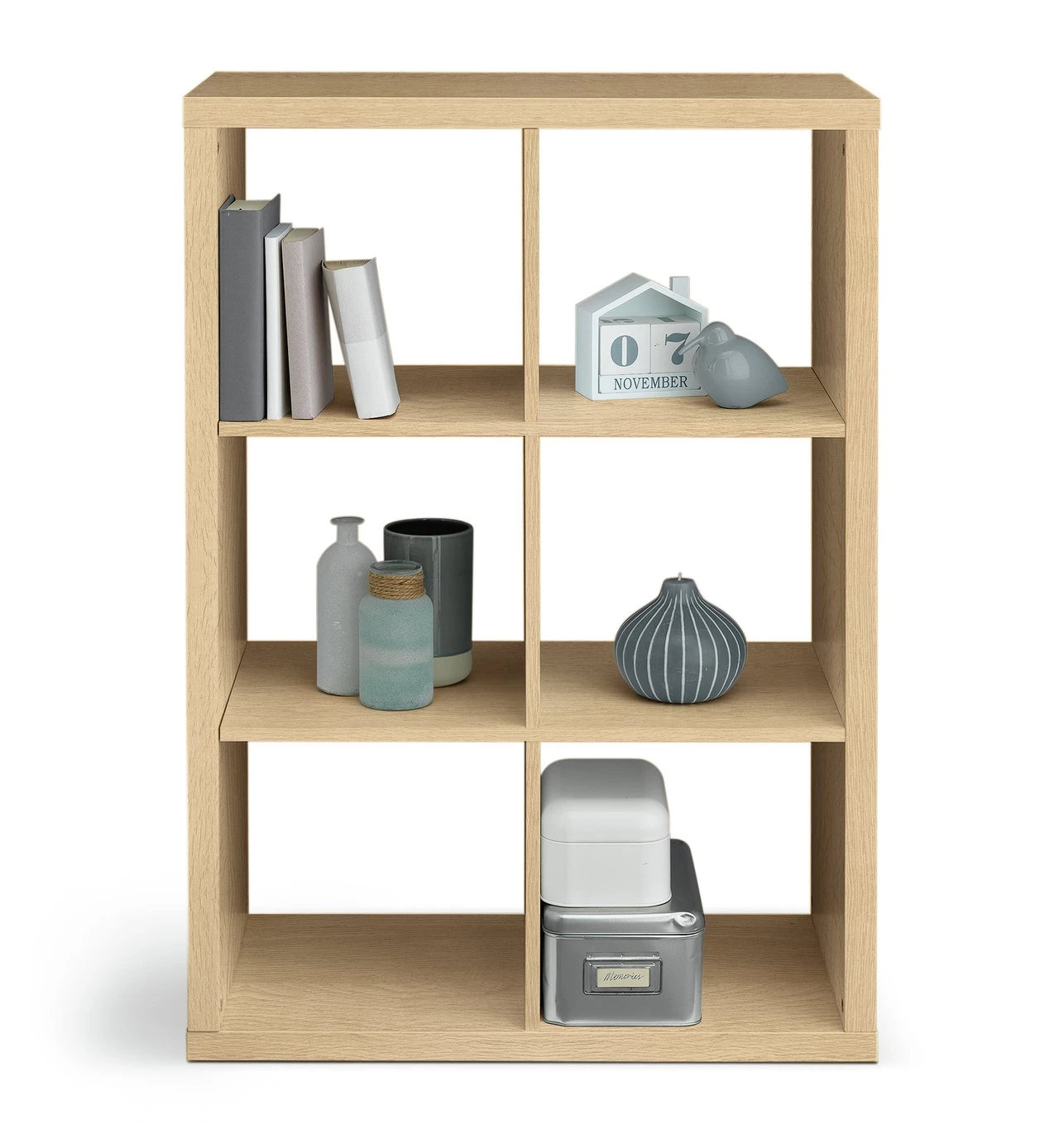 Best Price - Habitat Squares Plus 6 Cube Storage Unit Oak Effect Cube Storage Units - Image 3